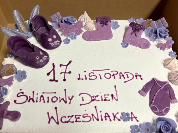 tory z okazji Światowego Dnia Wczesniaka w USK1_2024 r.