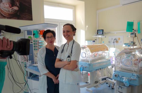 prof. Anna Kwaśniewska i dr Monika Wójtowicz - Marzec