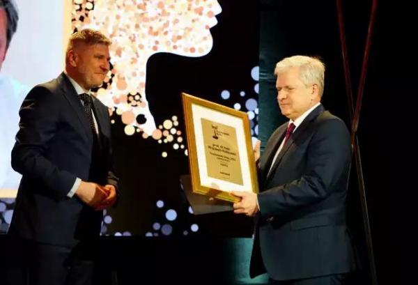Gala Osobowość Roku 2022 (Prof. W. Polkowski i red. nacz. W. Pokora)