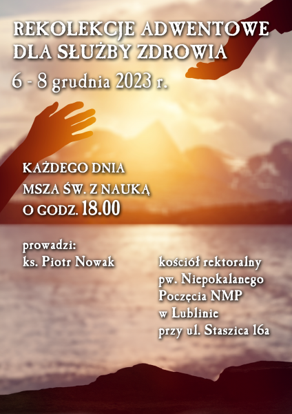 Zaproszenie na Rekolekcje