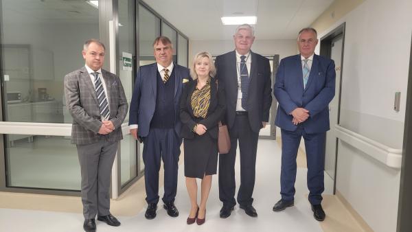 spotkanie w Klinice Chir. Og. - zmiana na stanowisku Kierownika Kliniki /03.10.23/ fot. Anna Guzowska