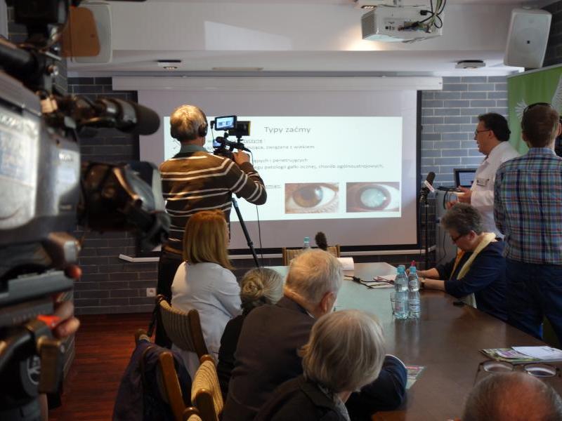 spotkanie z pacjentami / Klinika Okulistyki Ogólnej