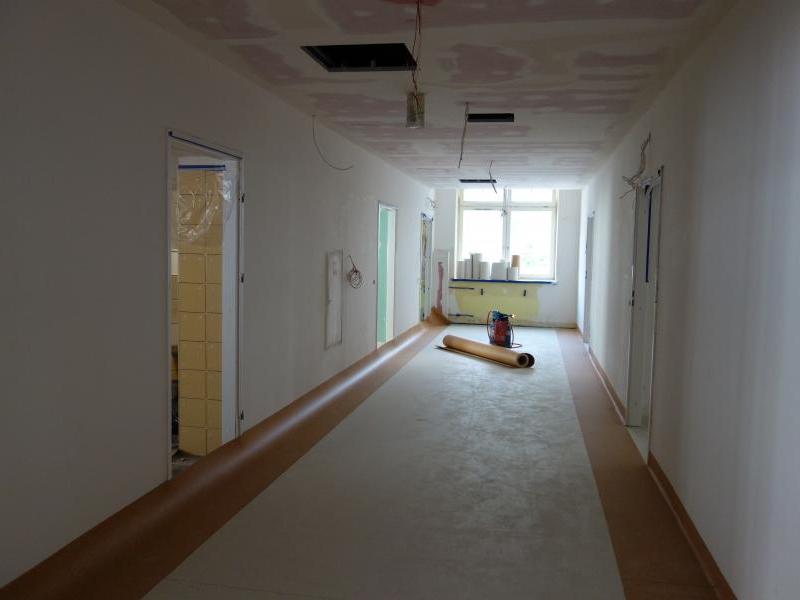 przebudowa starego budynku - lipiec 2019