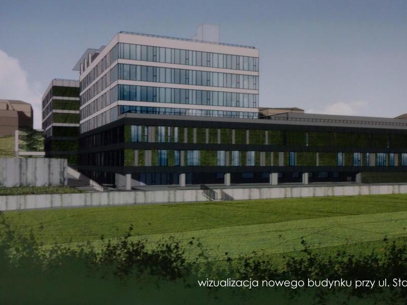 wizualizacja kompleksu budynków przy ul. Staszica 16