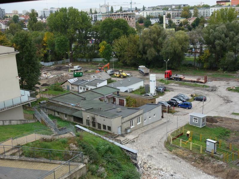 przygotowanie placu pod budowę przy Staszica 16 - foto 2.10.19