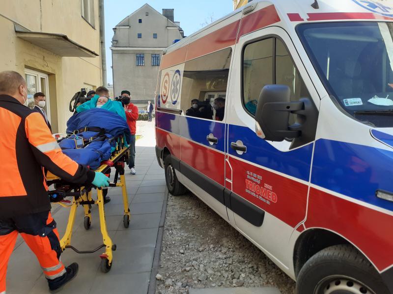 pacjentka wypisana z SPSK 1