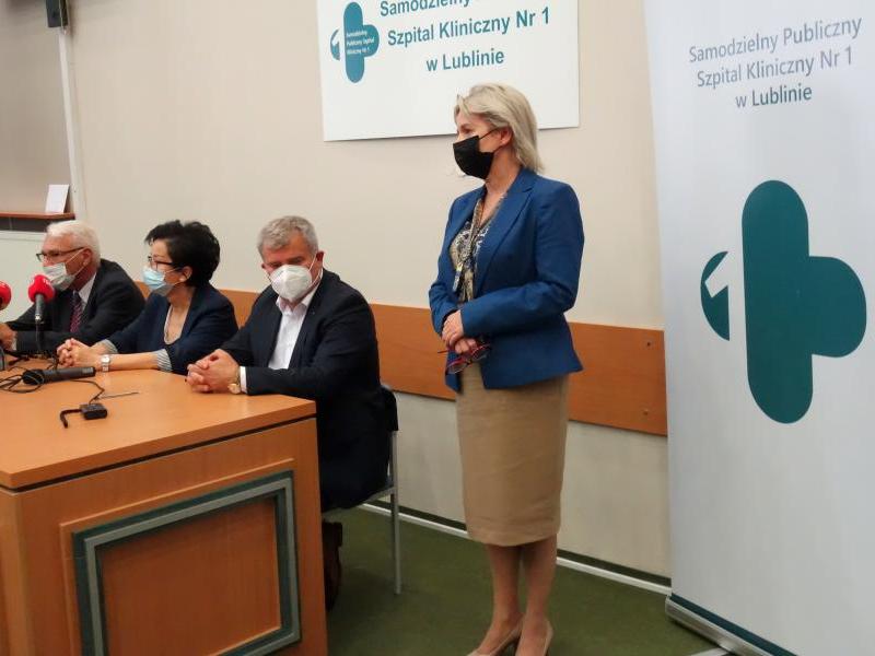 Kierownicy Klinik SPSK 1 apelują o szczepienie się  briefing prasowy 27.09.21