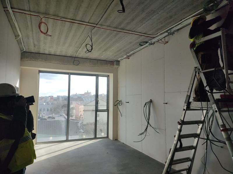 budowa przy ul. Staszica 16 - 3.12.2021 (fot. A.Guzowska)