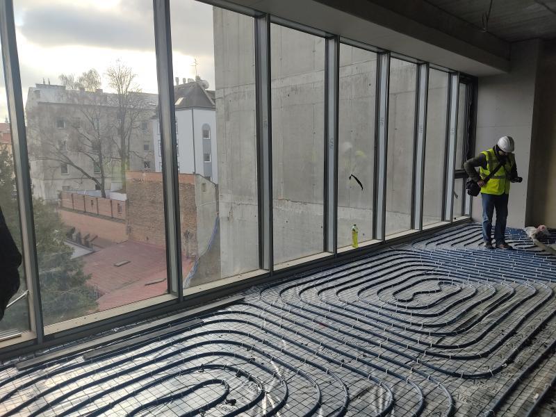 budowa przy ul. Staszica 16 - 3.12.2021 (fot. A.Guzowska)