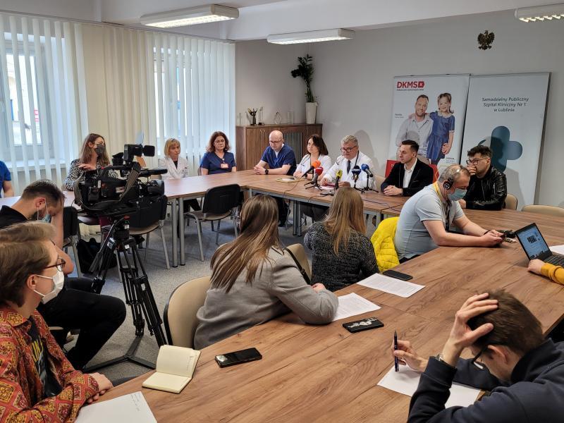 konferencja prasowa: Kl. Hematoonkologii i DKMS 23.03.23