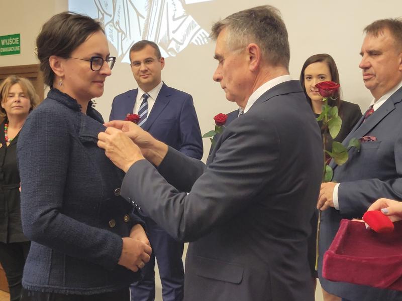 wręczzenie odznaczeń / 18.10.23 / UM w Lublinie fot. Anna Guzowska