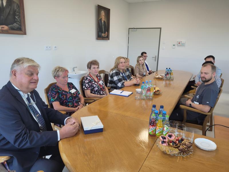 spotkanie w Klinice Chir. Og. - zmiana na stanowisku Kierownika Kliniki /03.10.23/ fot. Anna Guzowska