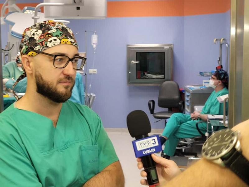 operacja rekonstrukcji piersi w USK1_27.10.25 (fot. Anna Guzowska)