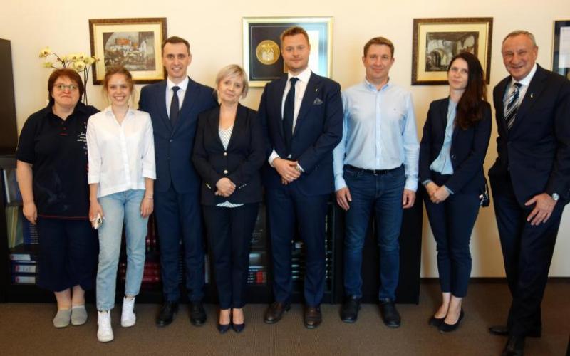 wizyta przedstawicieli MZ Ukrainy w SPSK 1 / 21.06.22