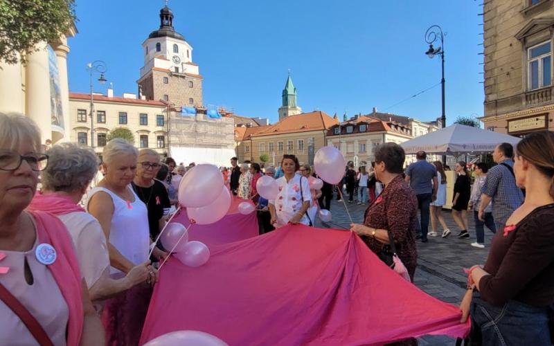 Marsz Różowej Wstążki - Lublin 29.09.23 (fot. A. Guzowska)