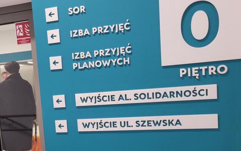 zmiana lokalizacji Izby Przyjęć Planowych