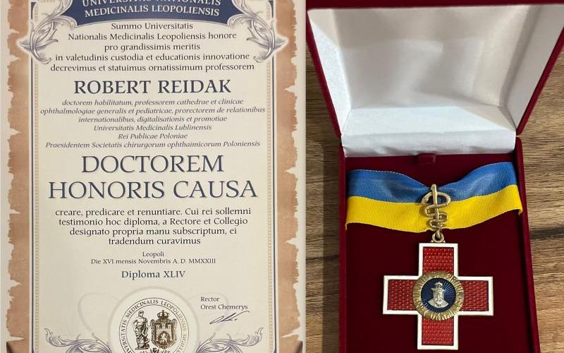 Prof. Robert Rejdak doktorem honoris causa