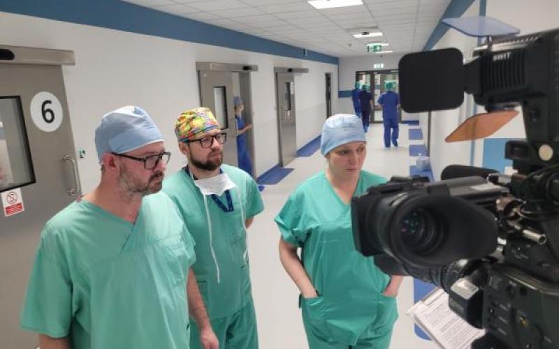 lekarze z Kliniki Chirurgii Ogólnej USK 1_20.11.2025 (fot. Anna Guzowska)