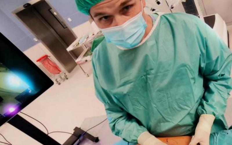 pierwsza w USK1robotowa adrenalektomia - 2.12.2025 (fot. USK1)